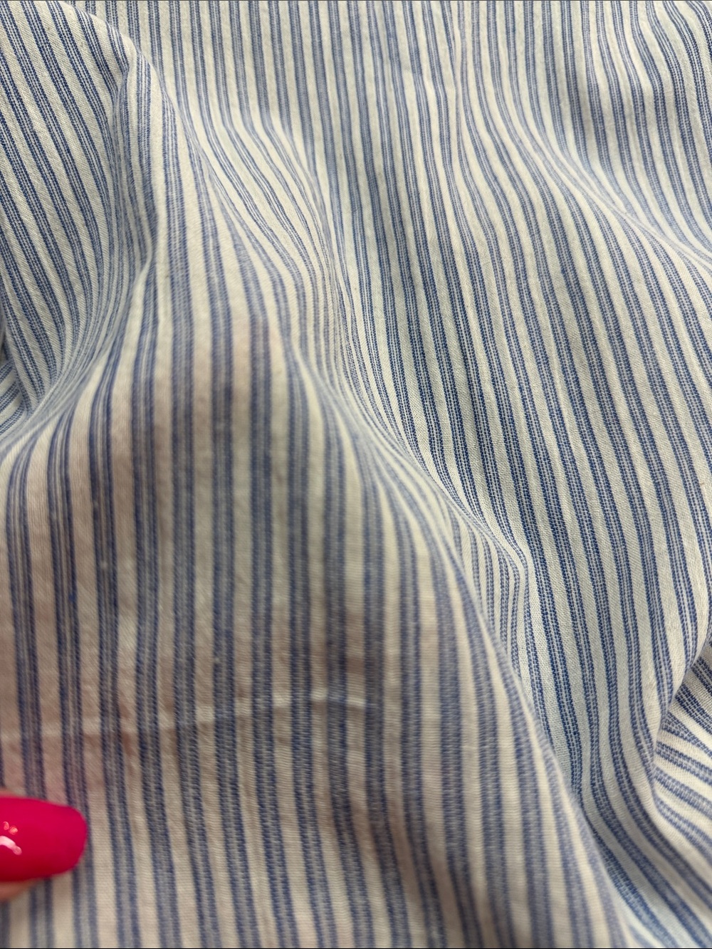 Cupshe Analia Dolman Sleeve Stripe Shirt Collar Dress Beachy Coverup NWT XL - Picture 6 of 11